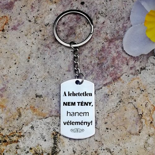 A lehetetlen nem tény, hanem vélemény