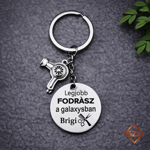 Legjobb fodrász a galaxysban kulcstartó