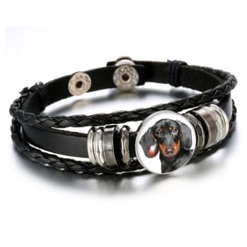 Tacskó műbőr karkötő