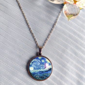 Van Gogh Csillagos éj nyaklánc