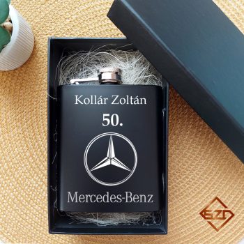 Mercédes szülinapi flaska
