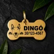 40×22 mm-es angol bullterrier kutyabiléta