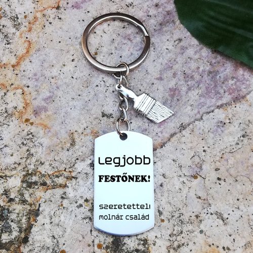 Legjobb festőnek kulcstartó