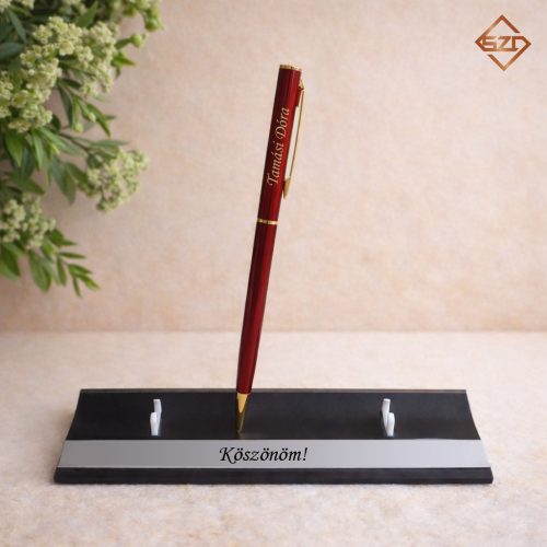 Bordó slim toll dobozban