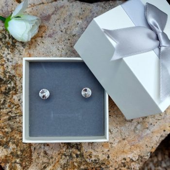 Rivoli Swarovski® kristályos stekkeres acél fülbevaló