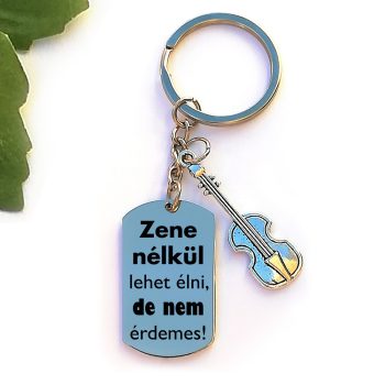 Zene nélkül lehet élni, de nem érdemes kulcstartó