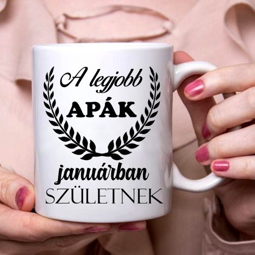 Bögre - Legjobb apák januárban születnek