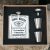 Jack Daniel’s stílusú acél flaska szett