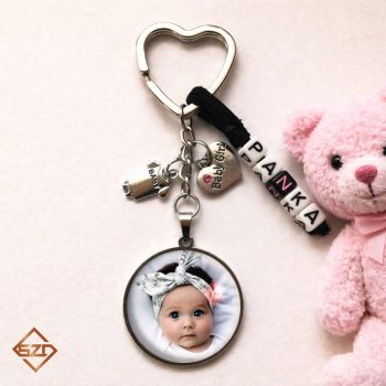 Baba kulcstartó saját fotóval-04