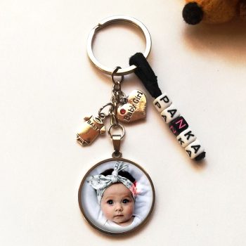 Baba kulcstartó saját fotóval-05