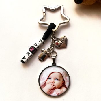 Baba kulcstartó saját fotóval-06