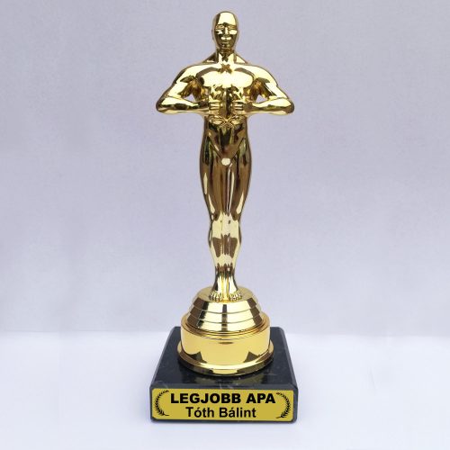 Oscar szobor - Legjobb apa-01 
