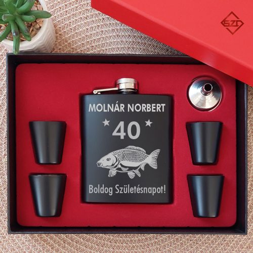 Halas Fekete flaska szett 