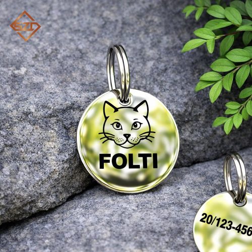 Polírozott nemesacél cicabiléta 20 mm-02