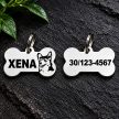 Welsh Corgi gravírozott nemesacél kutyabiléta 40×22 mm