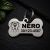 Cane Corso gravírozott nemesacél kutyabiléta 40×22 mm