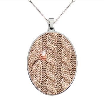 Pulcsi ovális nyaklánc