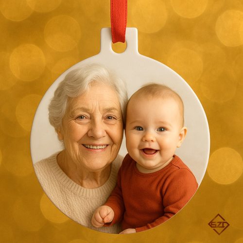 Karácsonyfadísz-mama