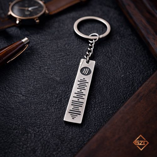 Zenekódos kulcstartó -01